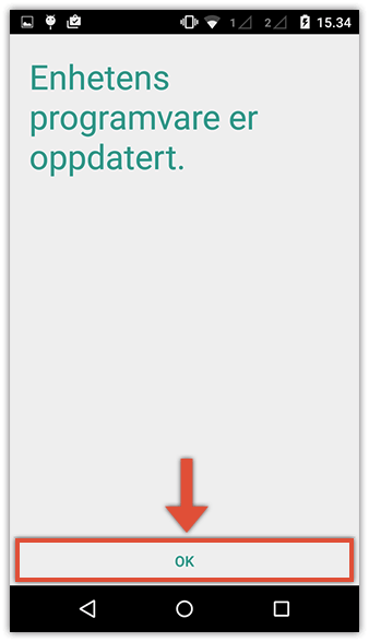 Systemoppdateringer på Android