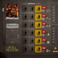 Roll Player: Minotaur Promo Punchboard