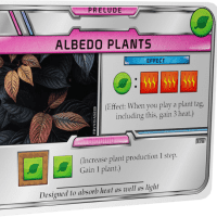 Terraforming Mars: Albedo Plants Promo Card