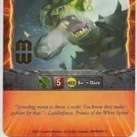 Mage Wars: Hurl Rock Promo Card