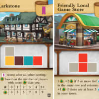 Tiny Towns: FLGS and Larkstone Promo Cards