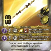 Mage Wars: Wand of Healing Promo Card
