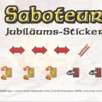 Saboteur: 15 Jahre Jubiläums-Sticker
