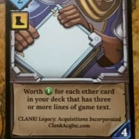 Clank! Legacy: Bureaucratic Tome Promo Card