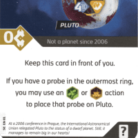 SETI: Search for Extraterrestrial Intelligence – Pluto Promo Card