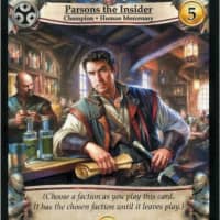 Hero Realms: Parsons the Insider Promo Card