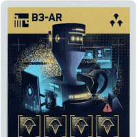 Moonrollers: B3-AR Promo Card