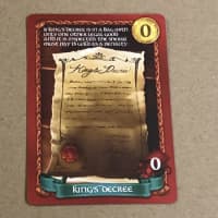 Sheriff of Nottingham: King's Decree Promo Card