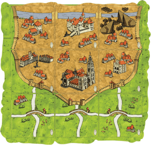 Antwerpen (fan expansion for Carcassonne)