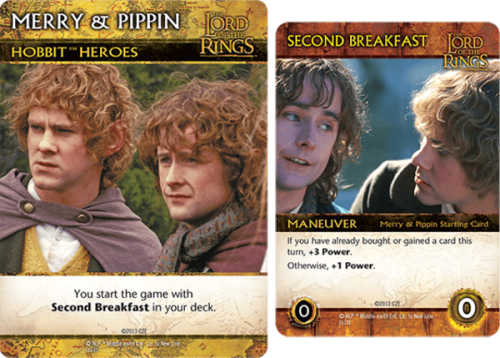 The Lord of the Rings: The Fellowship of the Ring Deck-Building Game – Merry & Pippin Promos