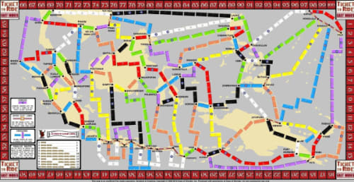 East Indies (fan expansion for Ticket to Ride)