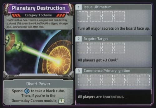 Clank! In! Space!: Apocalypse! – Planetary Destruction