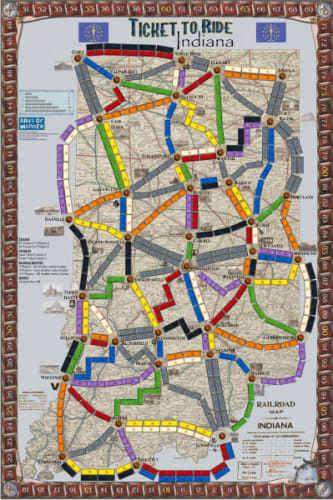 Indiana (fan expansion for Ticket to Ride)