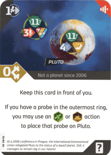 SETI: Search for Extraterrestrial Intelligence – Pluto Promo Card