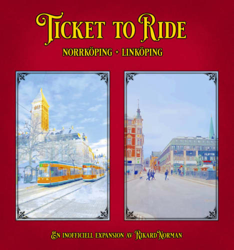 Norrköping/Linköping (fan expansion for Ticket to Ride)