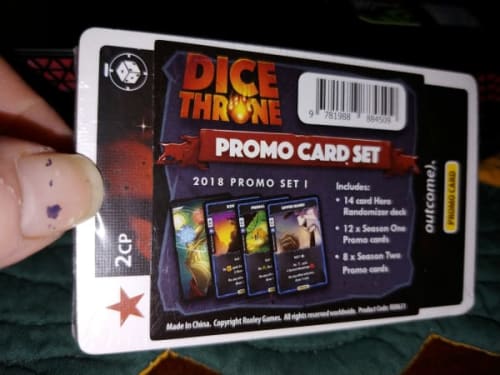 Dice Throne: Season Two Promo Card Set
