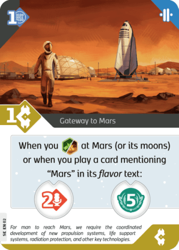 SETI: Search for Extraterrestrial Intelligence – Gateway to Mars Promo Card