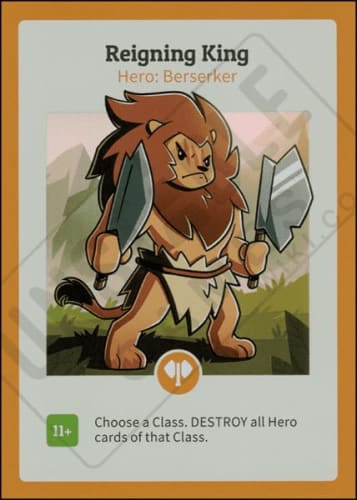 Here to Slay: Reigning King mini and promo card