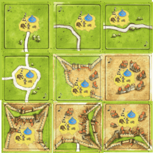 Troubadours (fan expansion for Carcassonne)