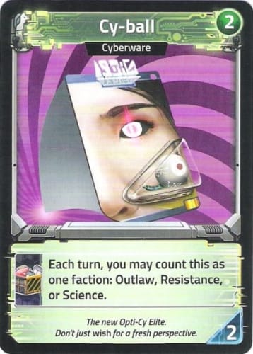 Clank! In! Space!: Cy-ball Promo Card