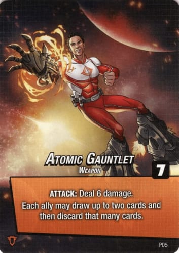 Astro Knights: Atomic Gauntlet Promo Card