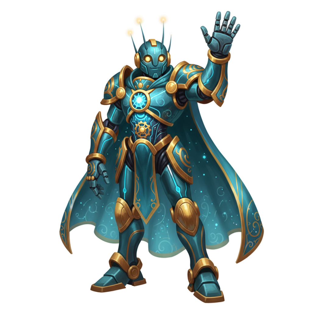 Friendly robot companion helping you connect