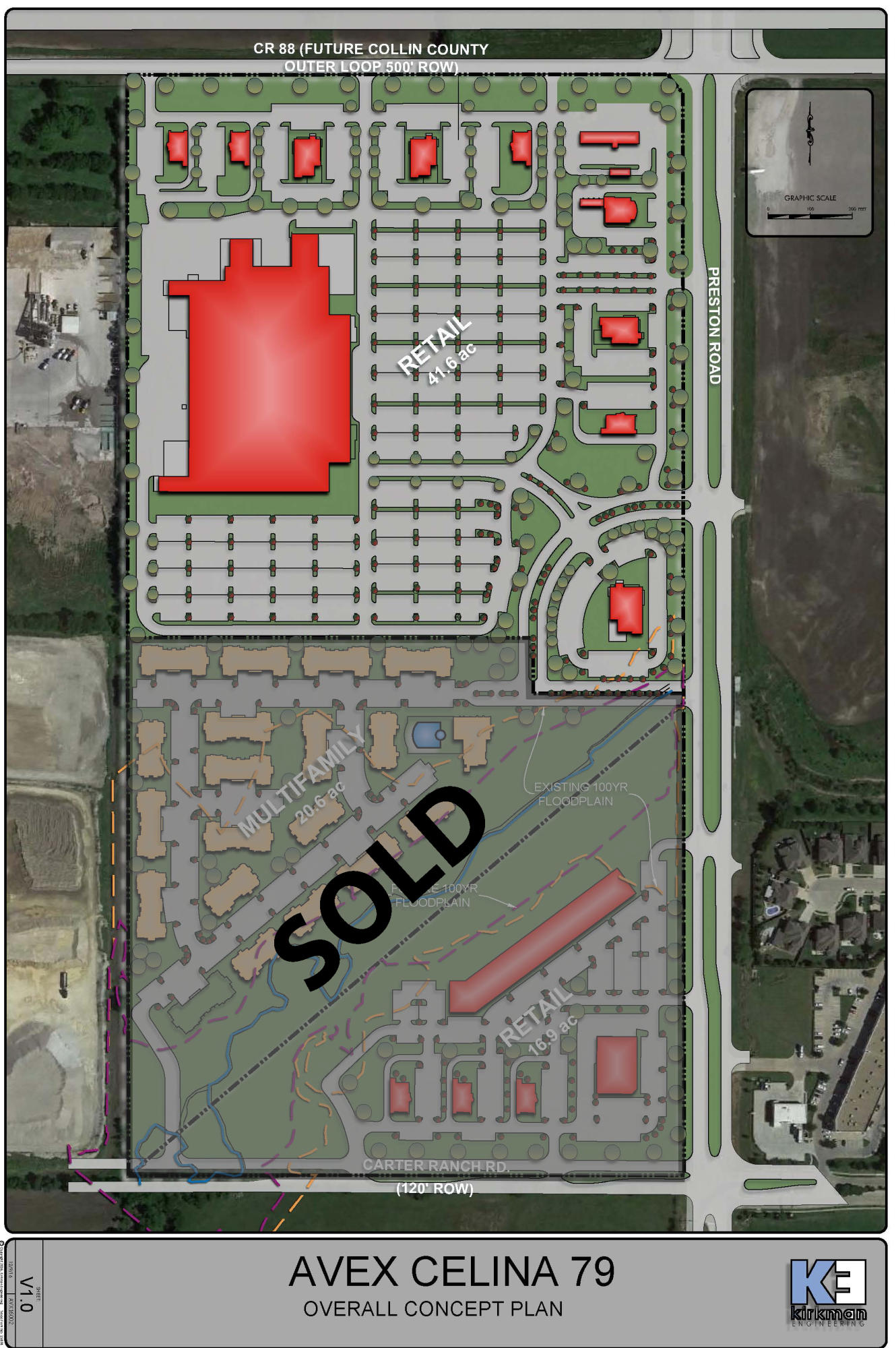 Southwest Corner for Preston Road & the Collin County Outer Loop