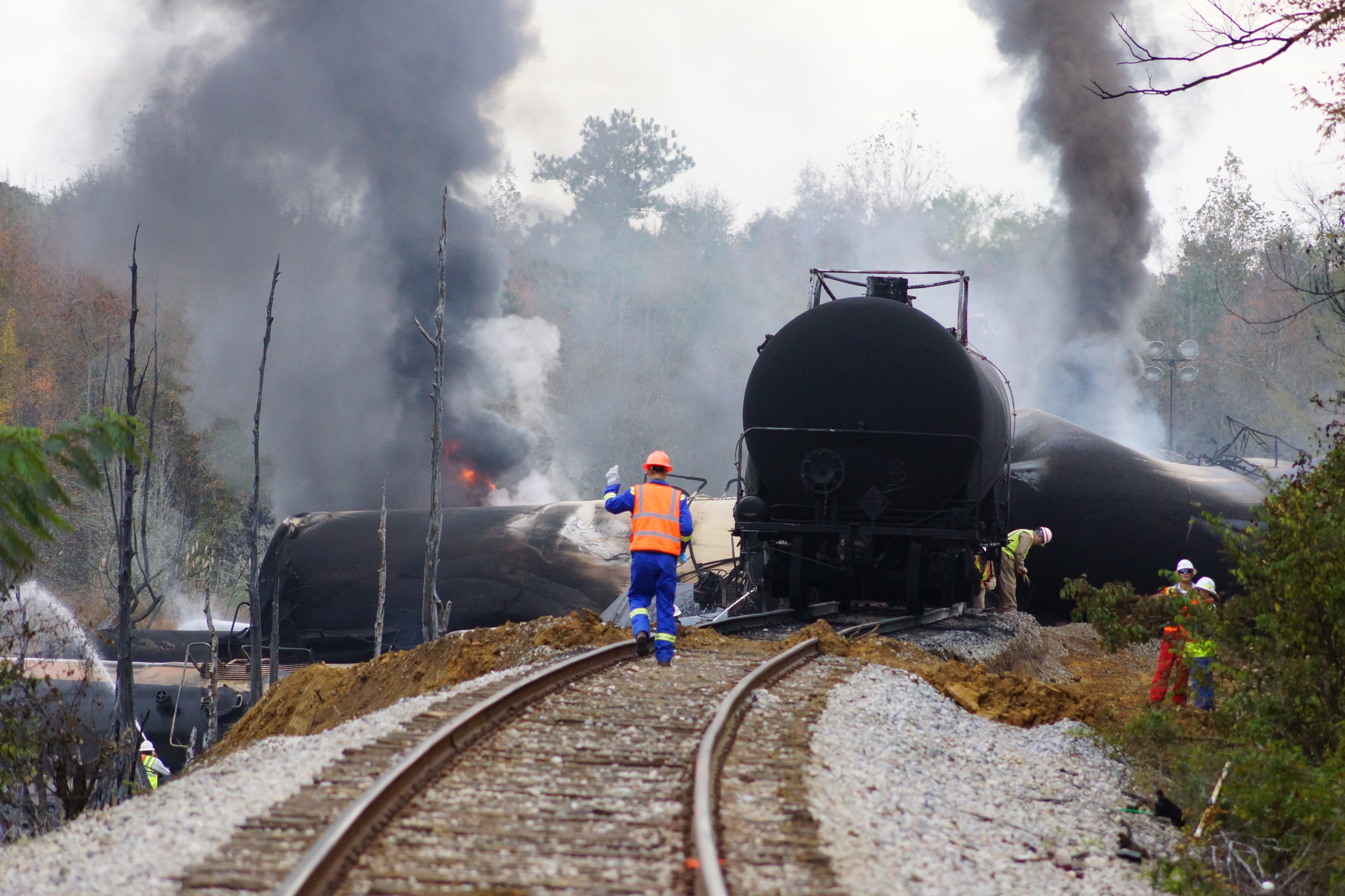 train derailment recovery