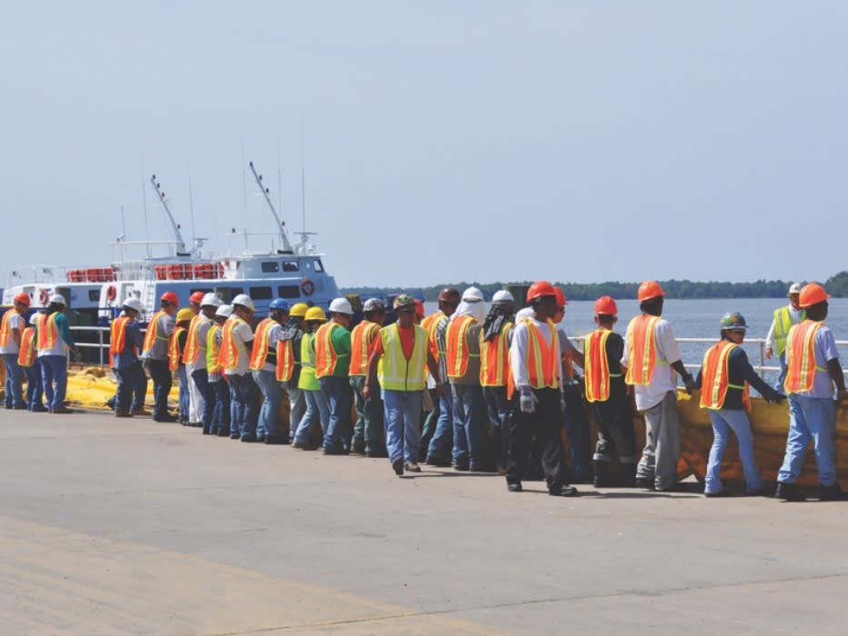 waterfront safety workers