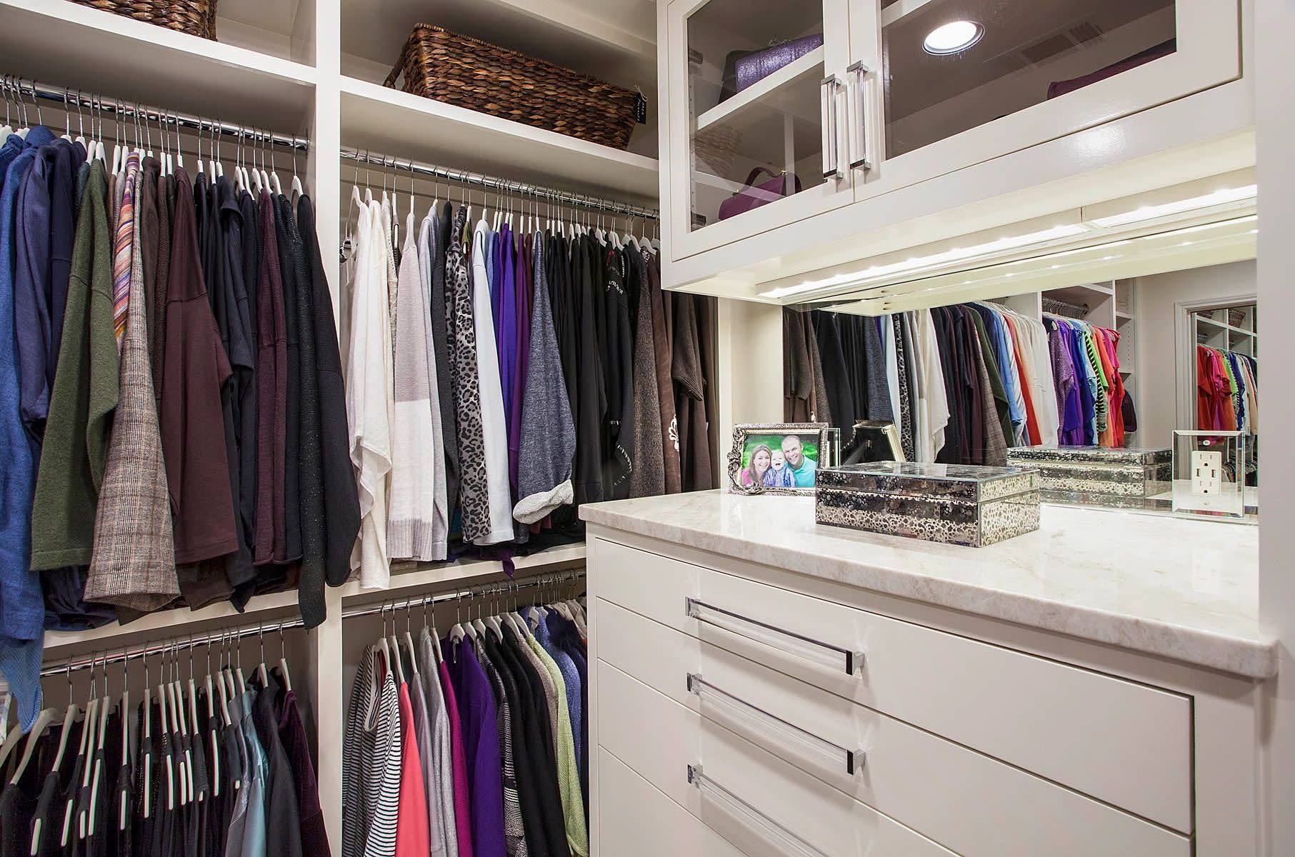 contemporary closet