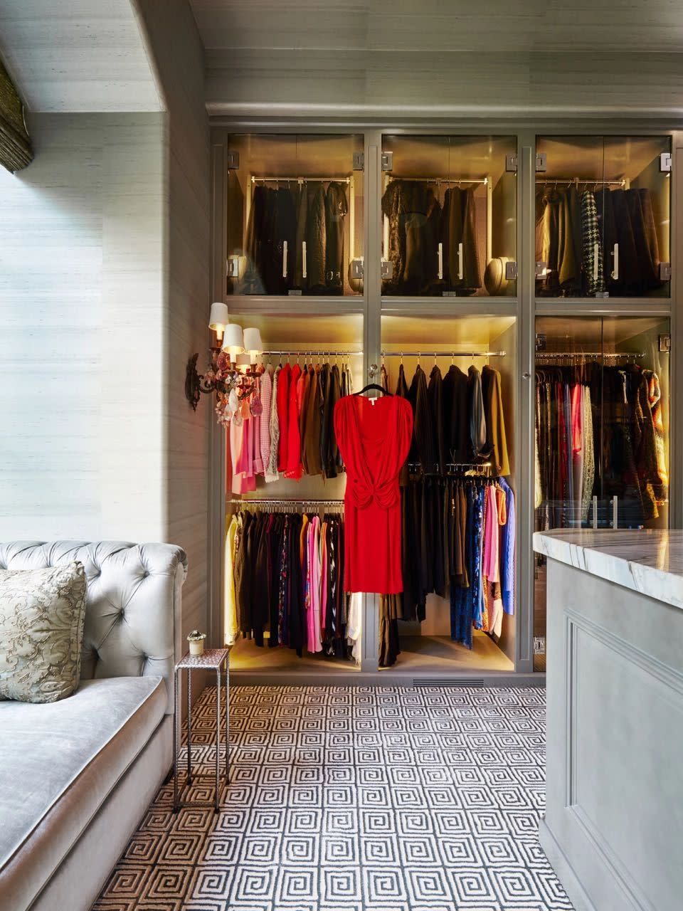 Beautiful Custom Closet with Window