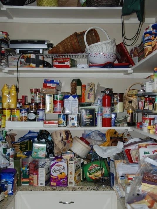 Cluttered Pantry