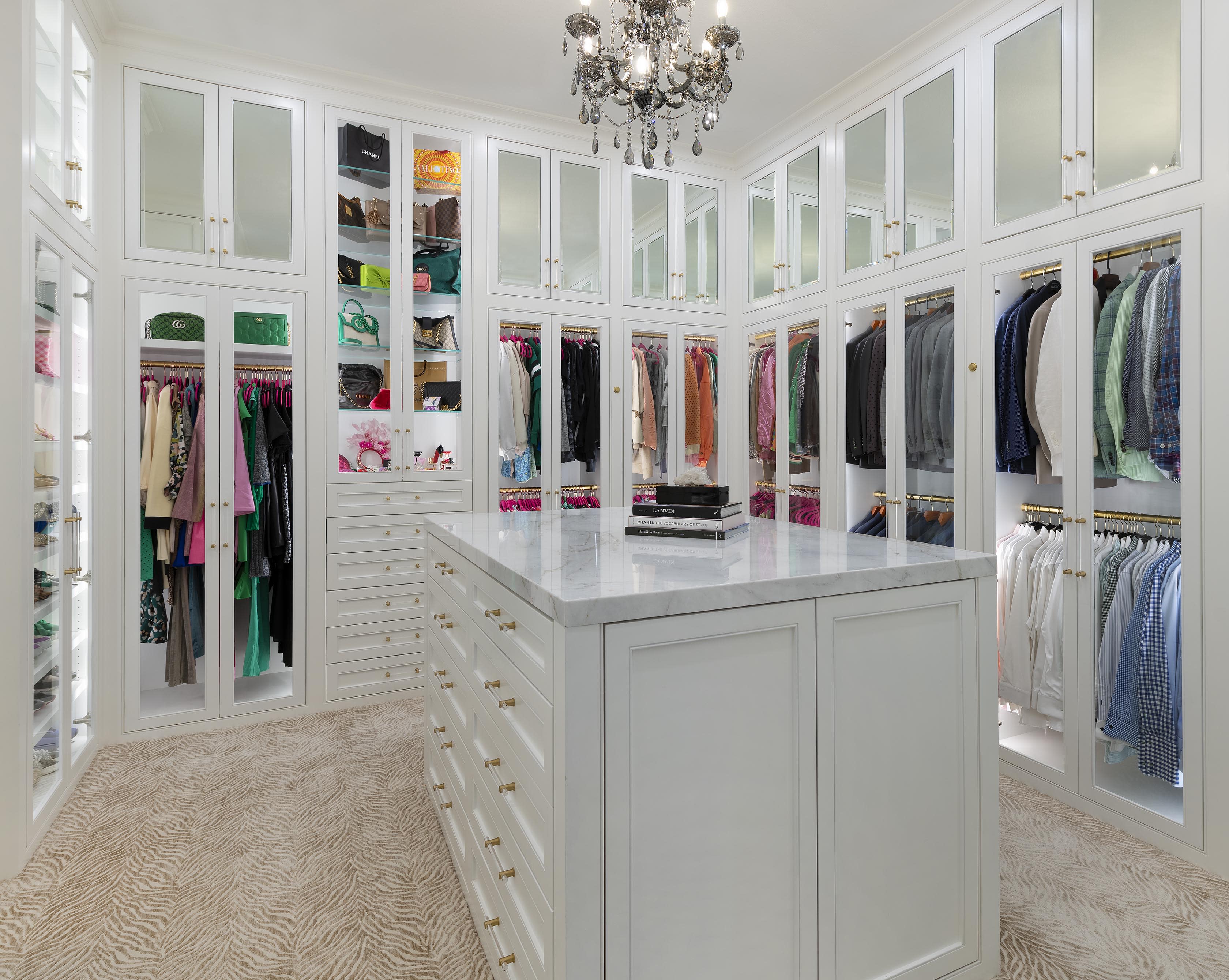 Luxury Closets, DFW Custom Homes