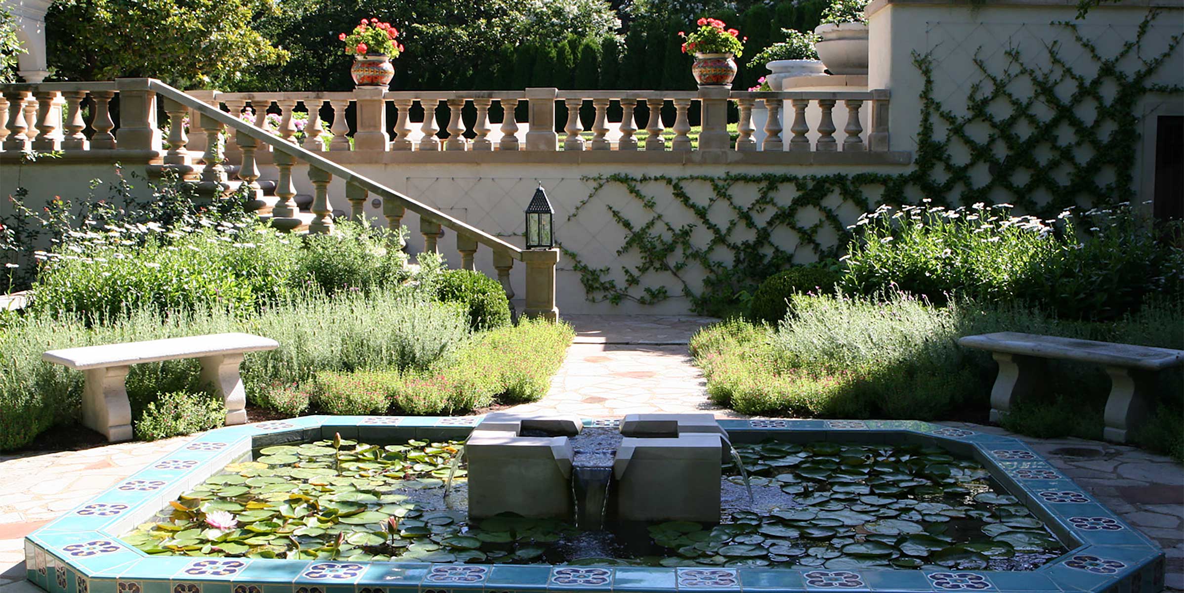 Mediterranean Landscape Design Clint Horticulture Dallas Tx