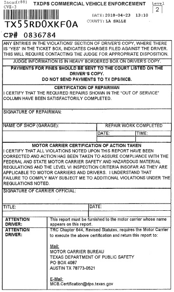 Mto Vehicle Safety Inspection Checklist - HSE Images ...