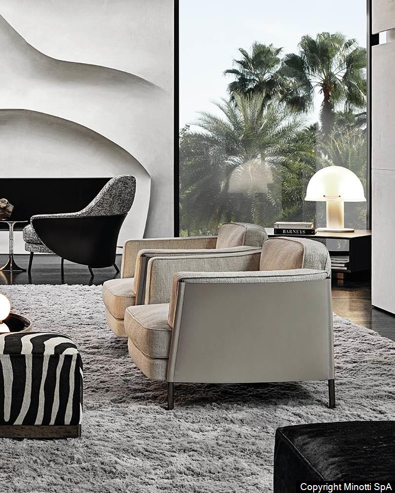 Minotti shelley armchair hot sale