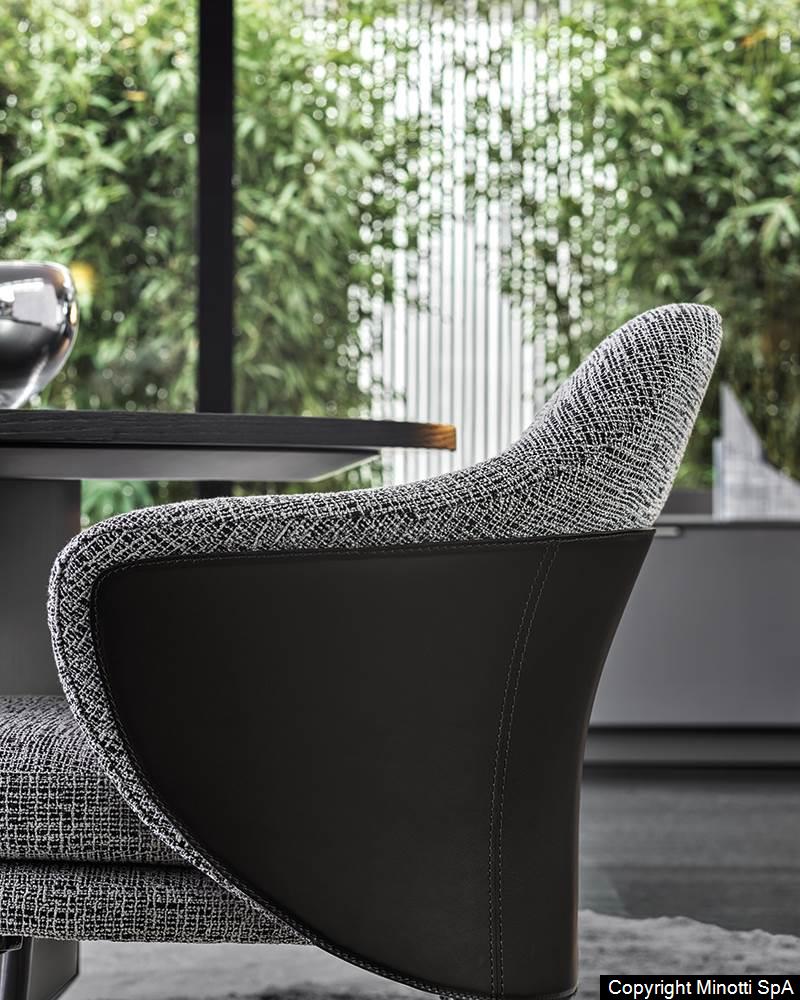Minotti angie chair new arrivals
