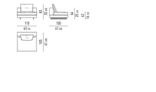 Central-Element-Low 110 cm