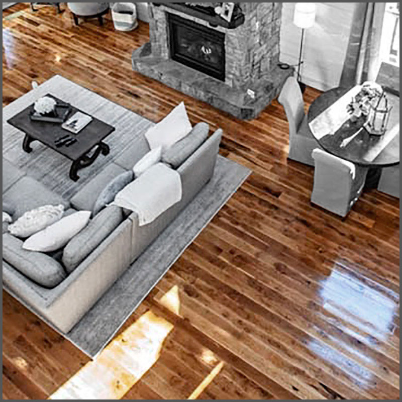 Solid and engineered wood flooring in a variety of species and grades.