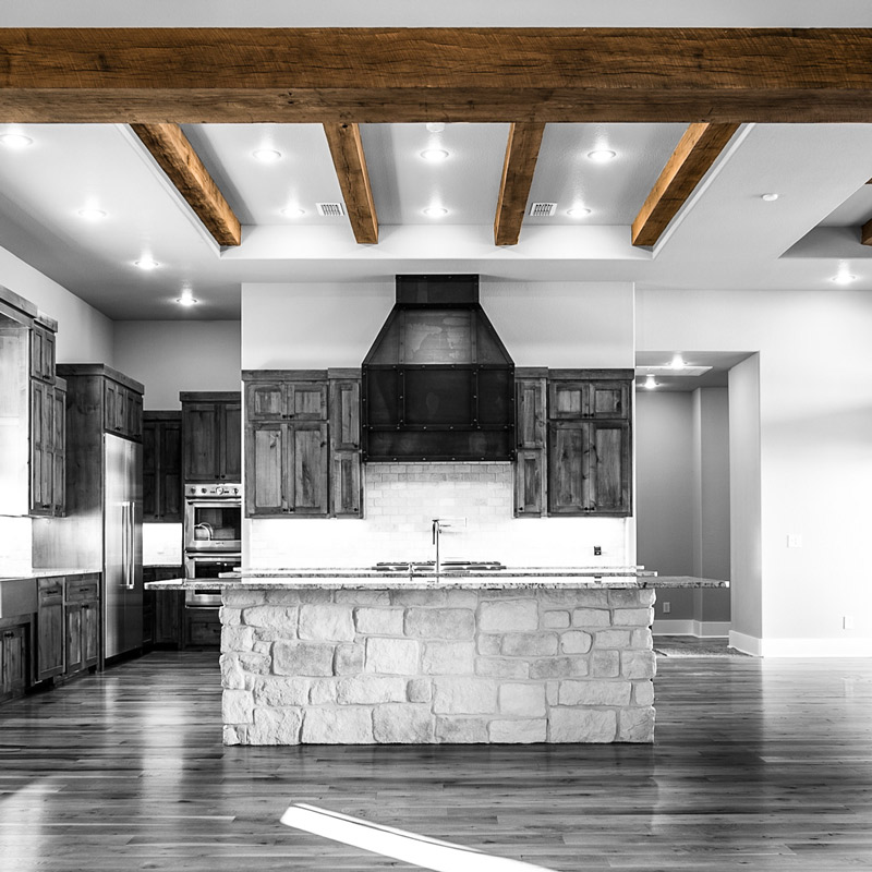 white oak wood beams