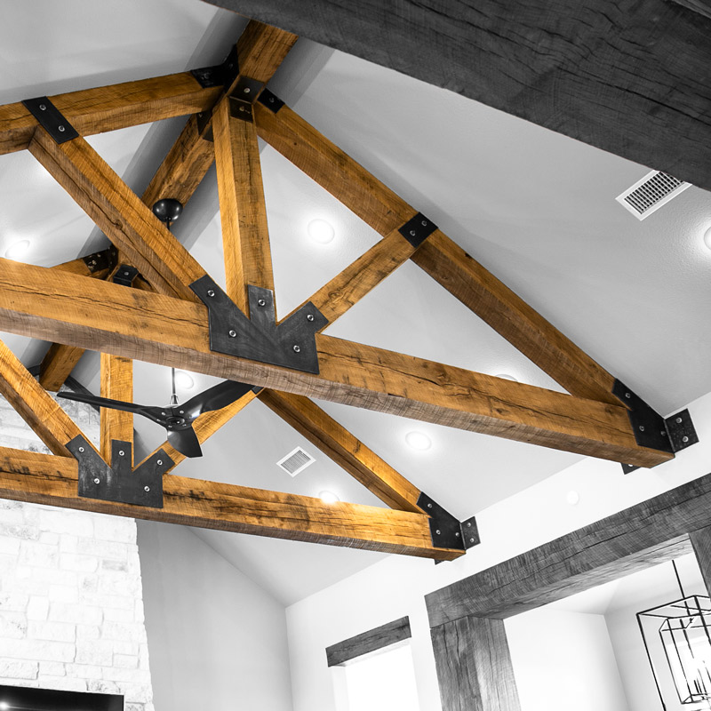 hardwood beams