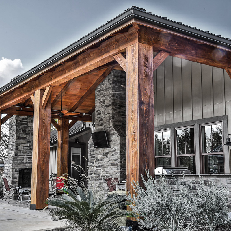 big wood beams
