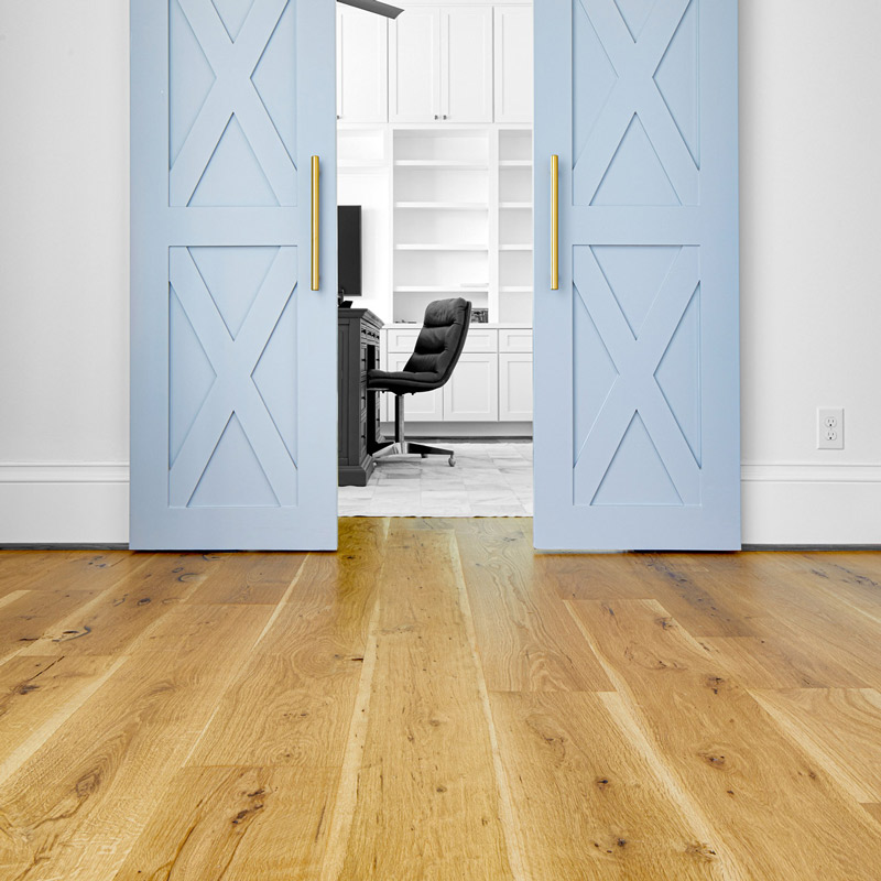 rustic wood flooring