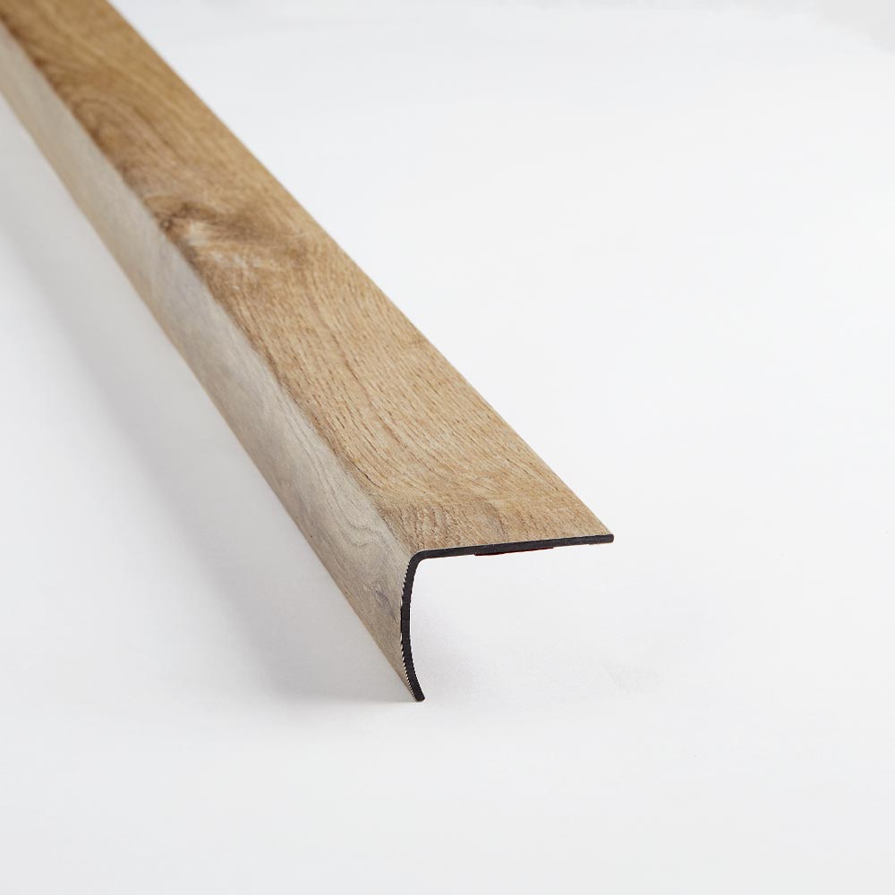 LevelLock 5G stair cap for vinyl floors