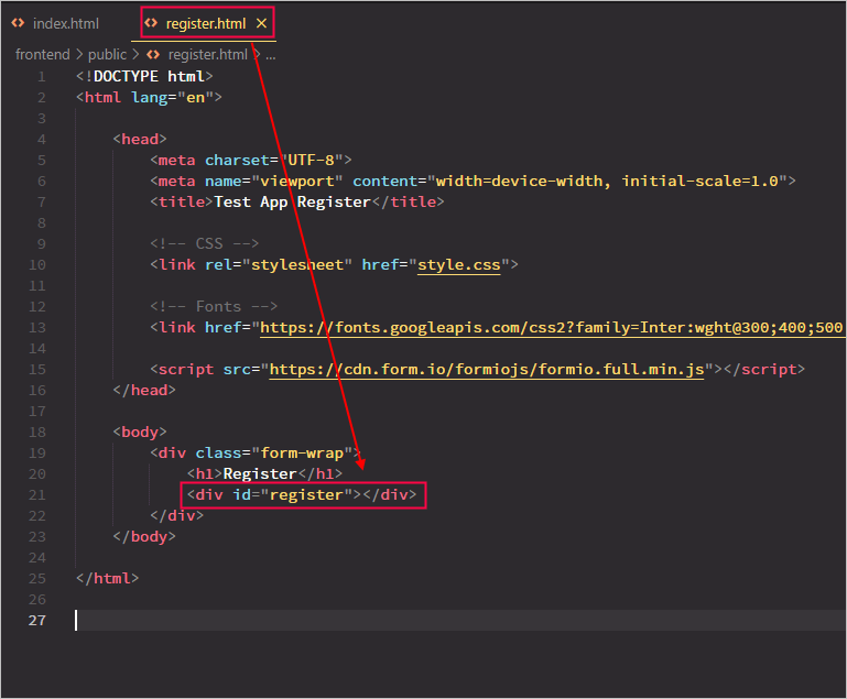 Configure Authentication In A New App—The Next Form.io Example