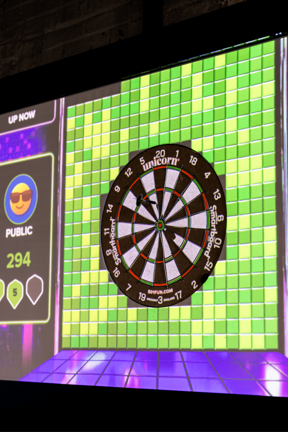 AR dart board