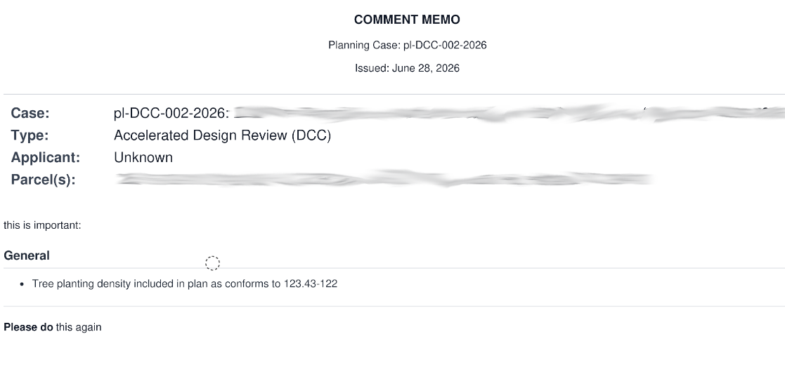 Comment library with search suggestions appearing as you type