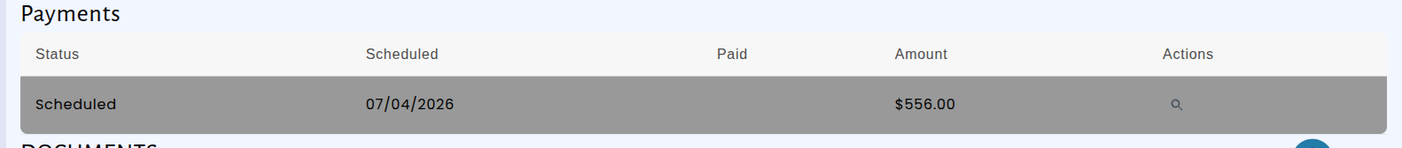 Pay Now link on the bill page