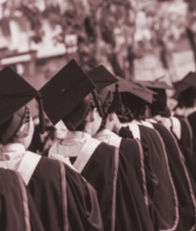 ACT University graduates celebrating their graduation