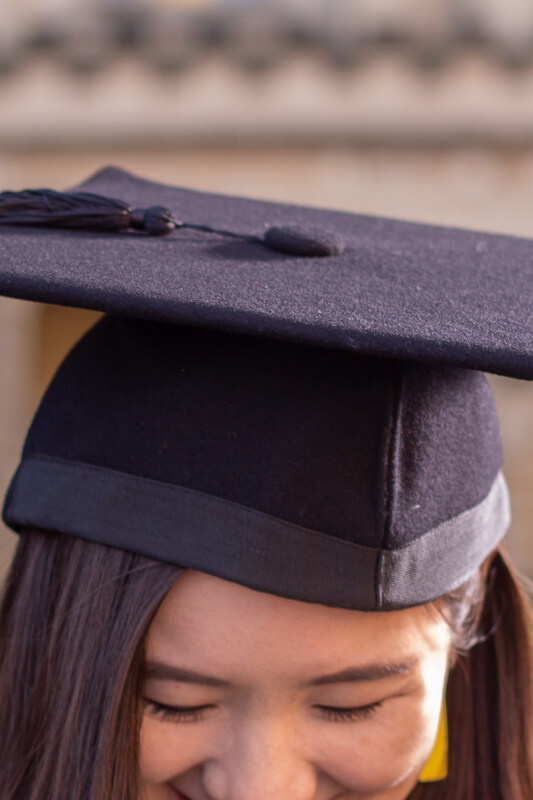 Graduation Cap - Back view